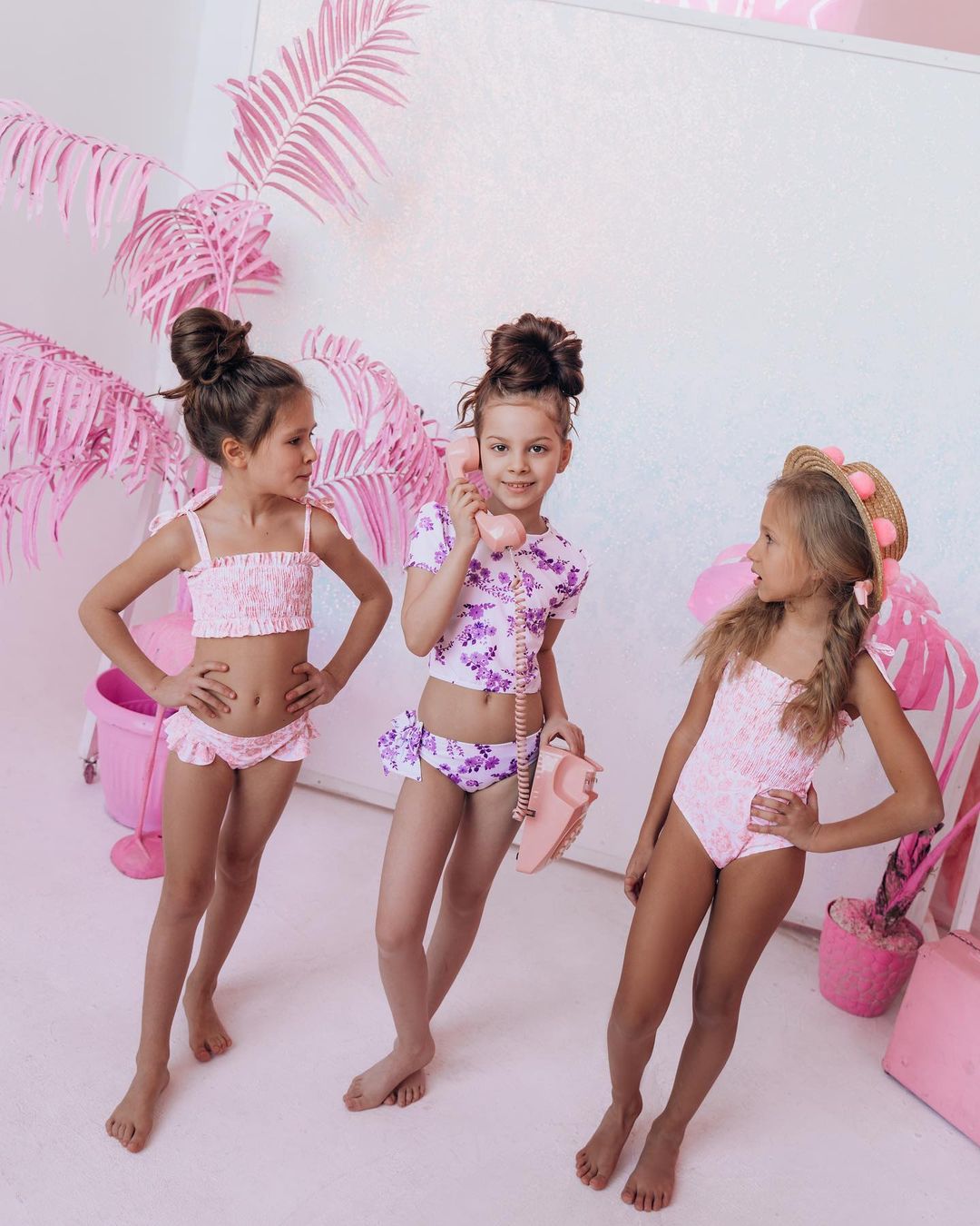 Girls Smocked Bikini